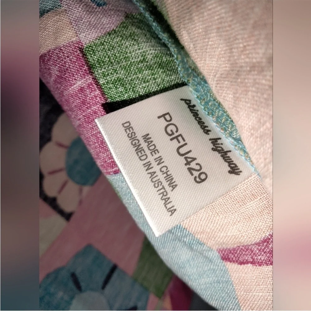 Princess Highway (Size AU14) Multicolor Patchwork Top & Bottom Matching Set - Picture 8 of 15